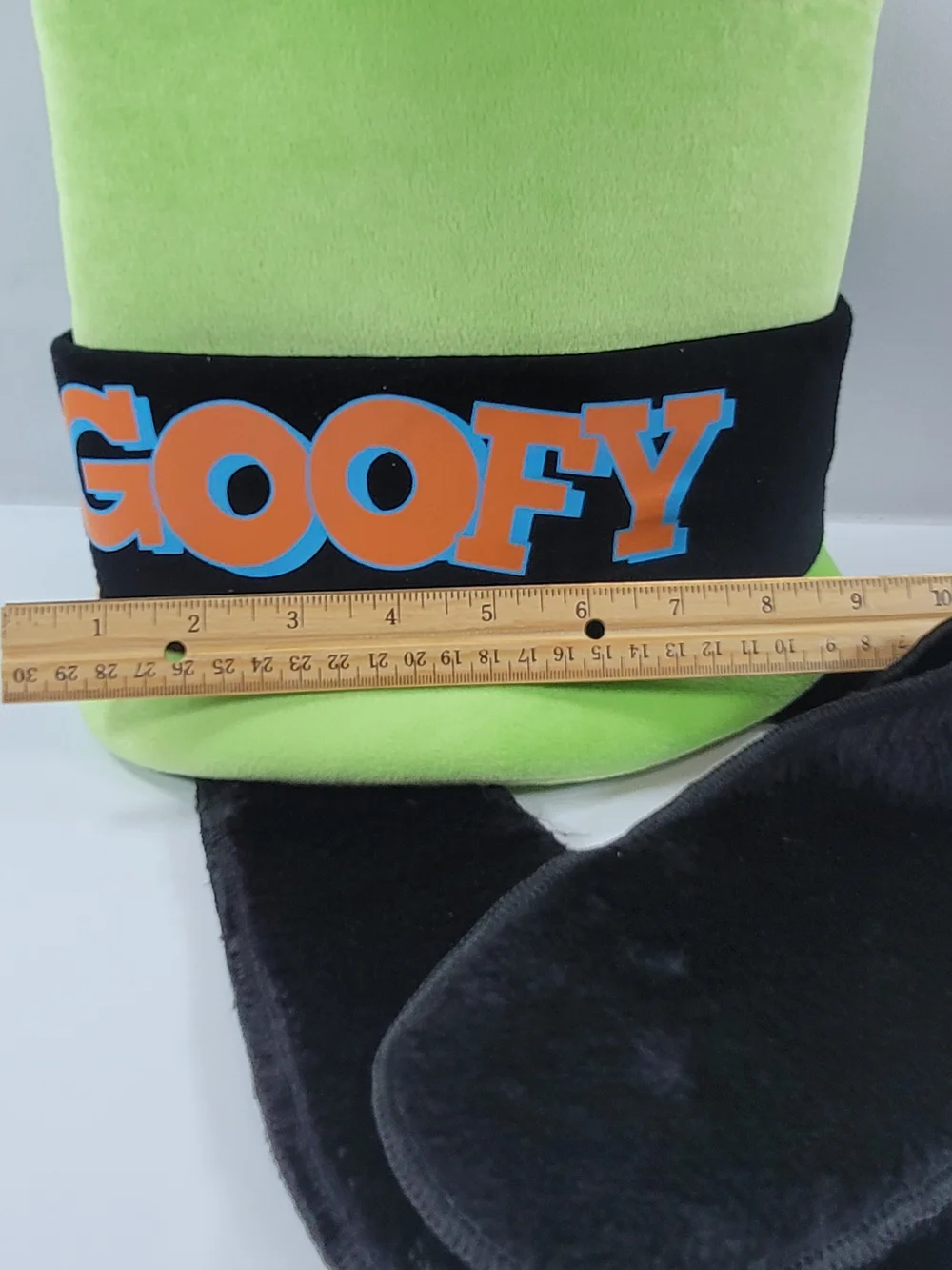 Walt Disney World Adult Men's Goofy Tall Hat Cap Green Floppy Ears Polyester
